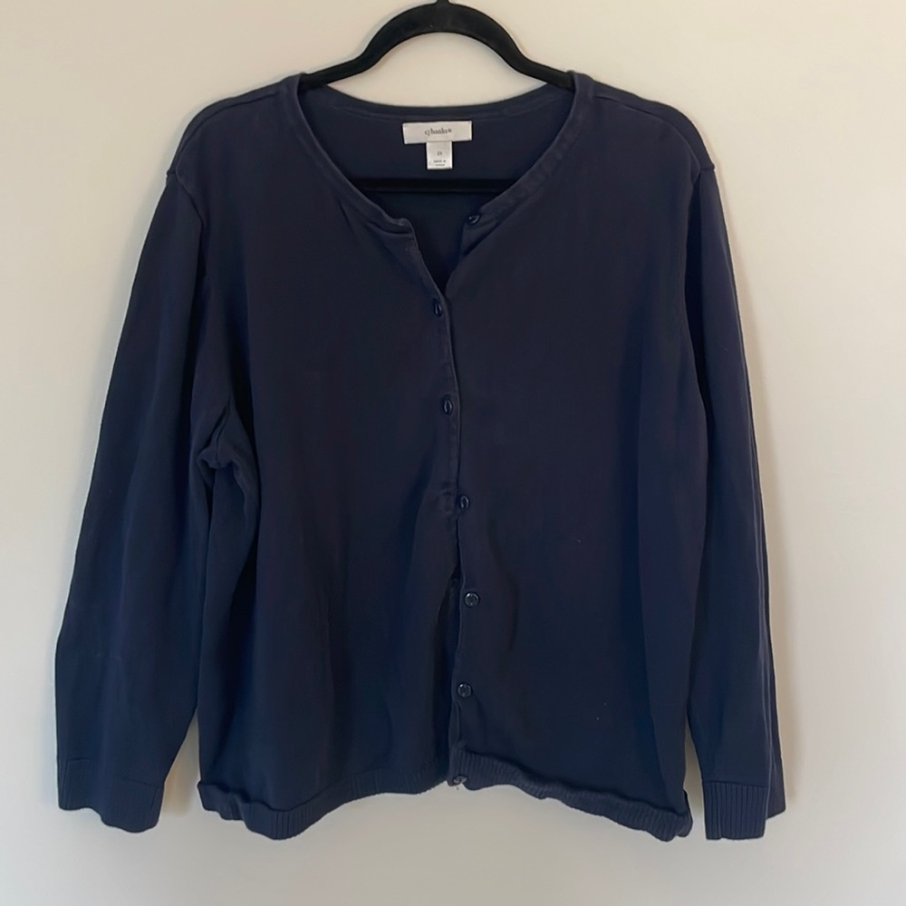 CJ Banks Women’s Blue Cardigan Size 2X